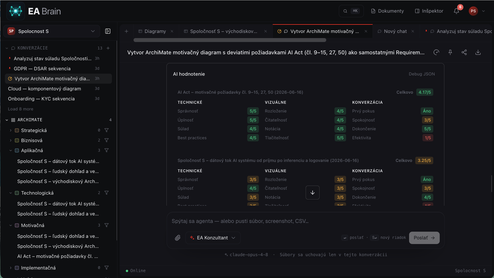 EA Brain, AI Judge na hodnotenie kvality odpovedí
